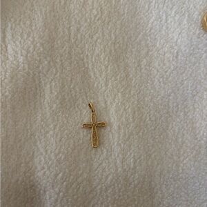 Filigree Gold Cross Pendant